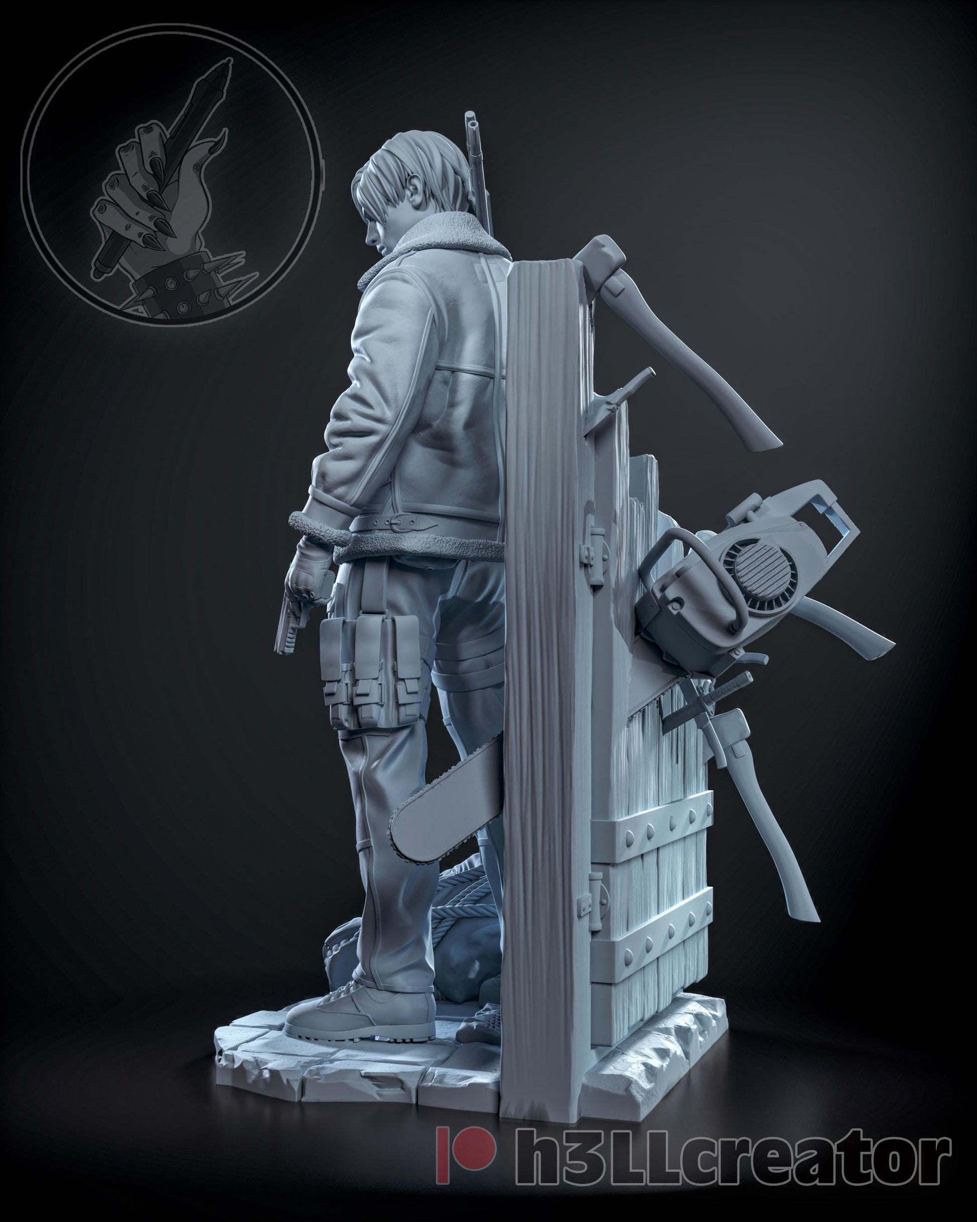 Leon Kennedy Residual Evil 4 Remake Figure - Alternate view 4