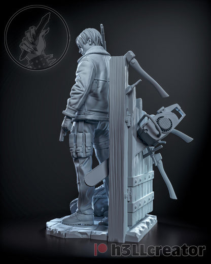 Leon Kennedy Residual Evil 4 Remake Figure - Alternate view 4