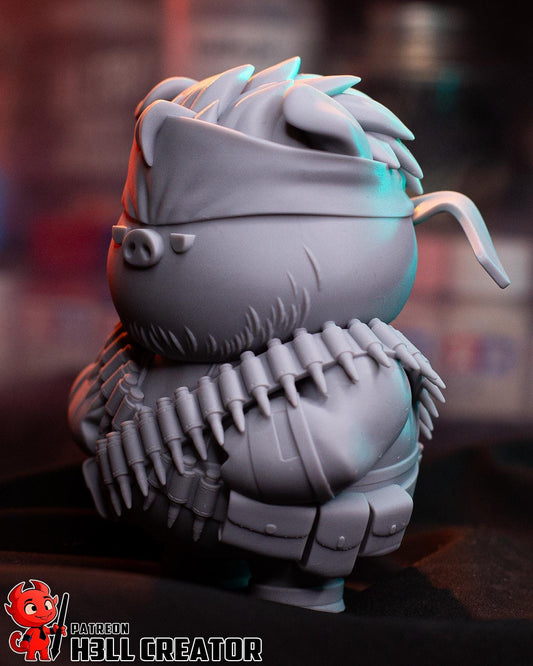 Solid Snake Metal Gear Solid Chibi Figure - Alternate view 2