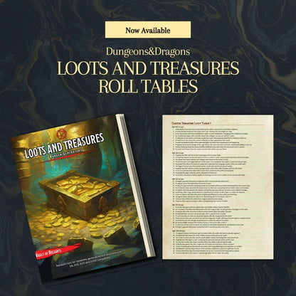 Loots and Treasures Roll Tables