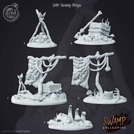 Swamp Collection Skeleton Piles Terrain Set