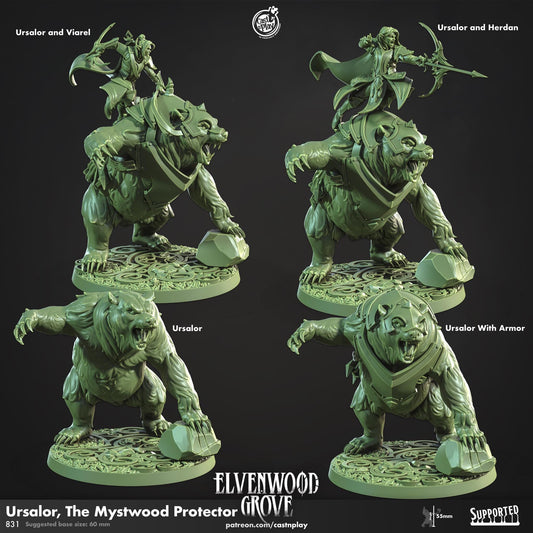 Elf Animal Companion Miniature