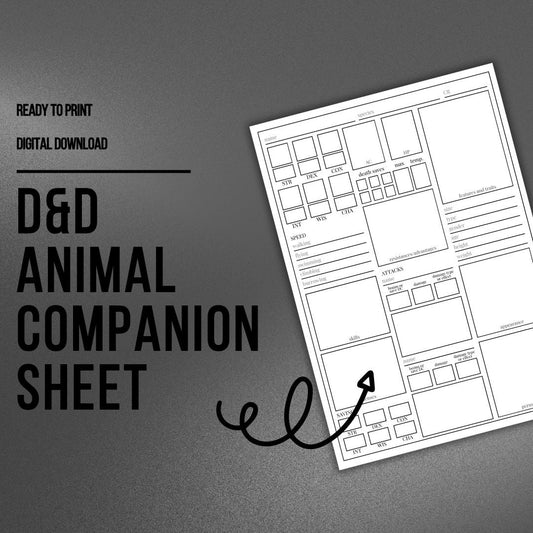 Animal Companion Sheet