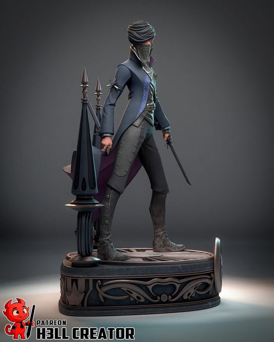 Emily Resin Miniature Figurine I Game Character I Dishonored 2 I Gift for Him Her I Birthday Gift I Anime