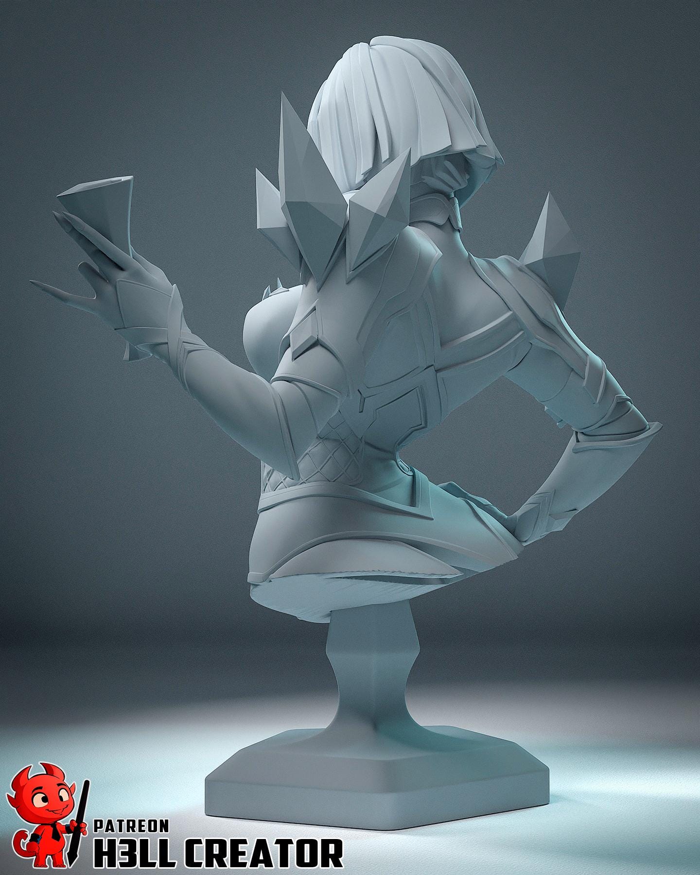 Emma Frost Bust - Marvel Rivals - Alternate view 3
