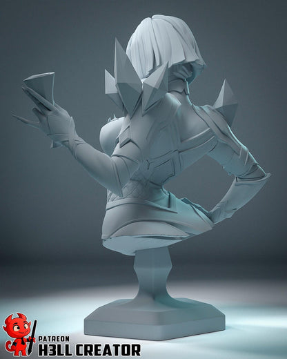 Emma Frost Bust - Marvel Rivals - Alternate view 3