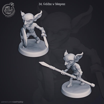 Goblin Fighter Miniature