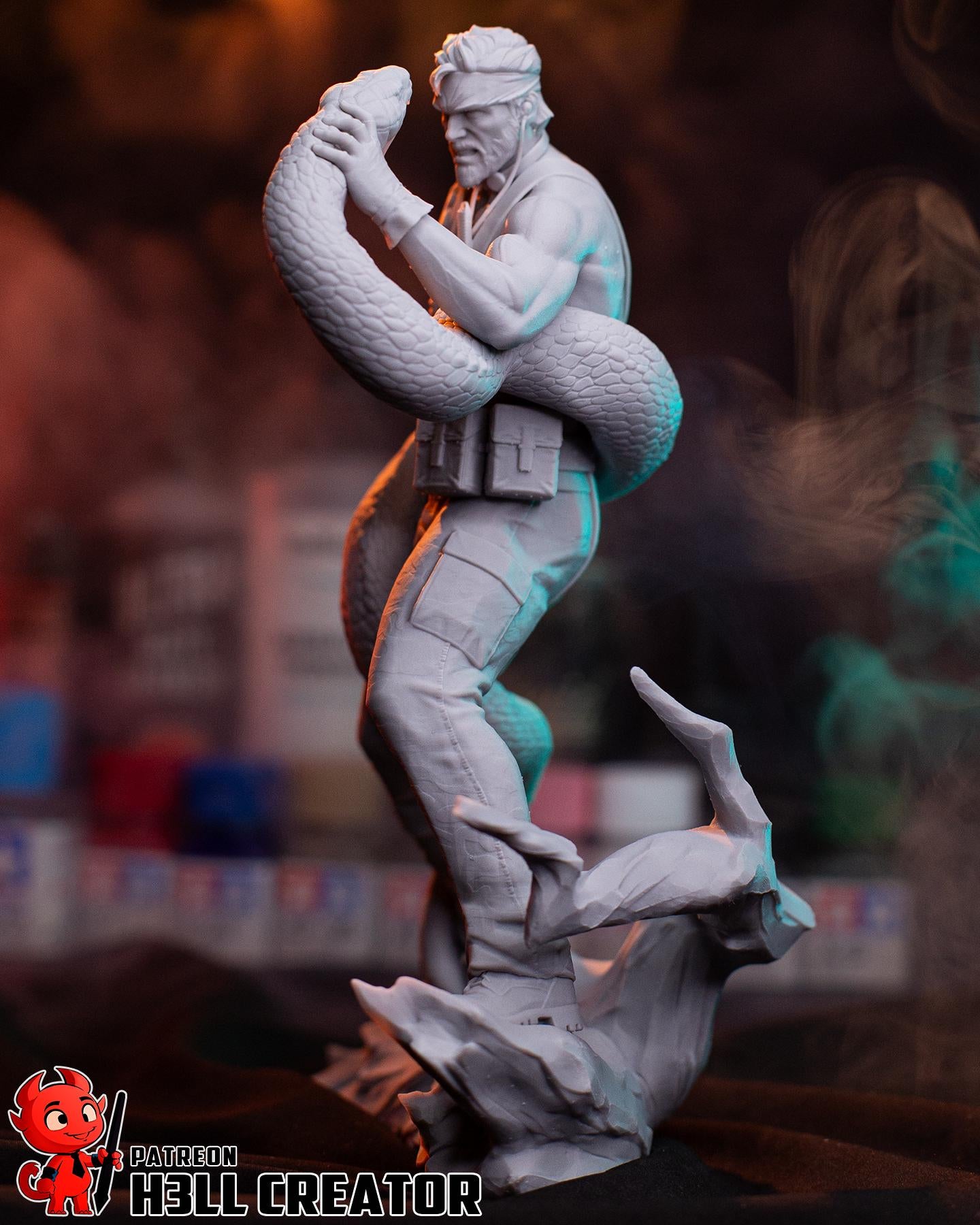 Big Boss Metal Gear Solid Snake Figure - Alternate view 4