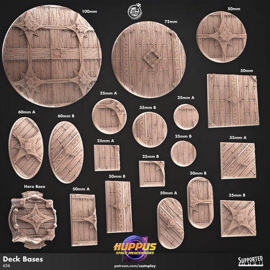 Huppus Space Merceneries Bases Set