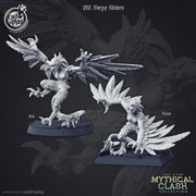 Harpy Miniature - resin tabletop miniature front view