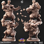 Giff Pirate Miniature - resin tabletop miniature front view