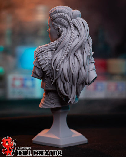 Aloy Horizon Zero Dawn Bust - Alternate view 3