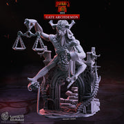 Archdemon Enemy Miniature - resin tabletop miniature front view