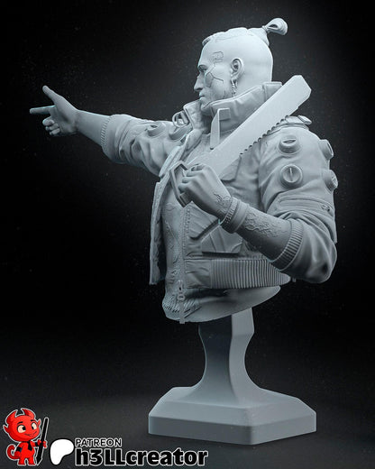 Jackie Welles Bust - Cyberpunk 2077 - Alternate view 3