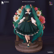 Hatsune Miku Figure - resin tabletop miniature front view