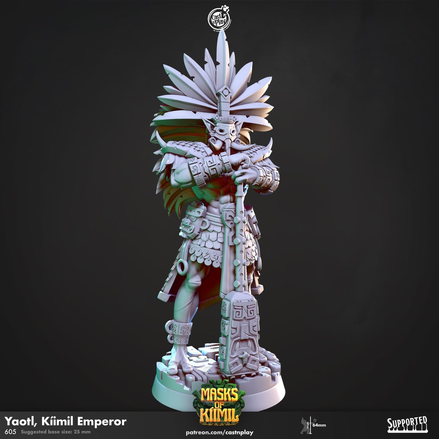Troll Warrior Miniature