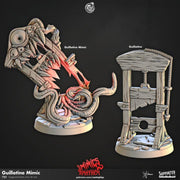 Guillotine Mimic Miniature - resin tabletop miniature front view