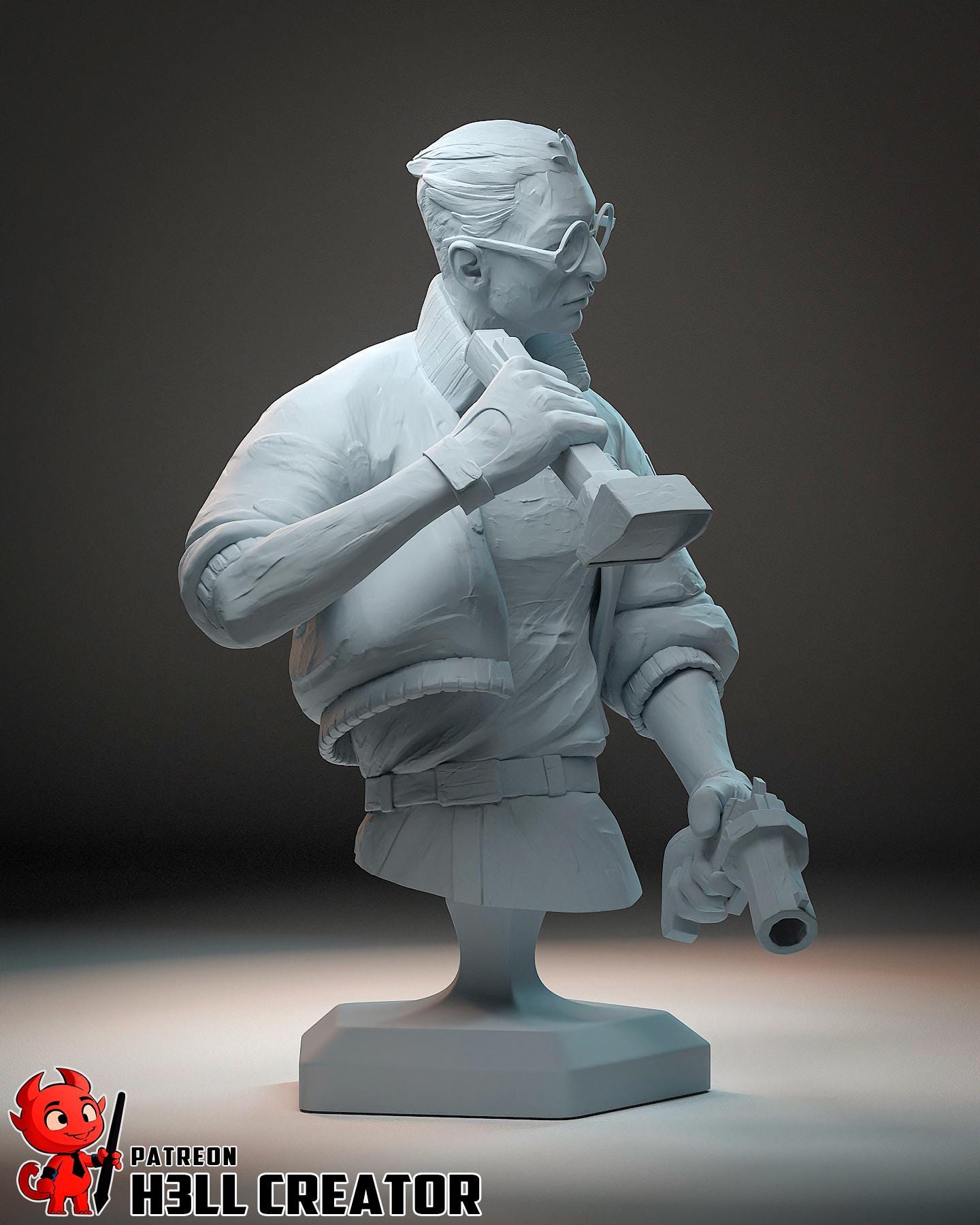 Kim Disco Elysium Bust