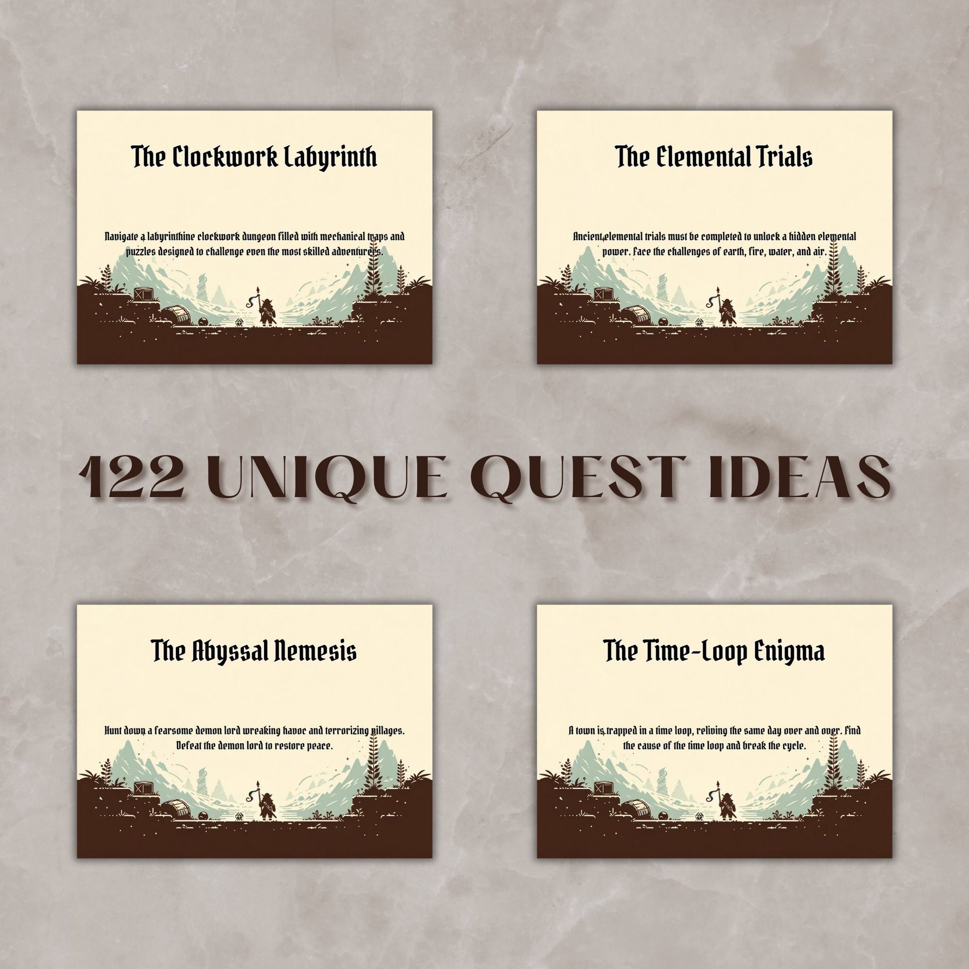 Quest Ideas Cards - Alternate view 2