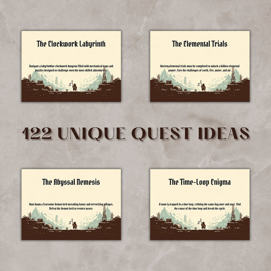 Quest Ideas Cards - Alternate view 2