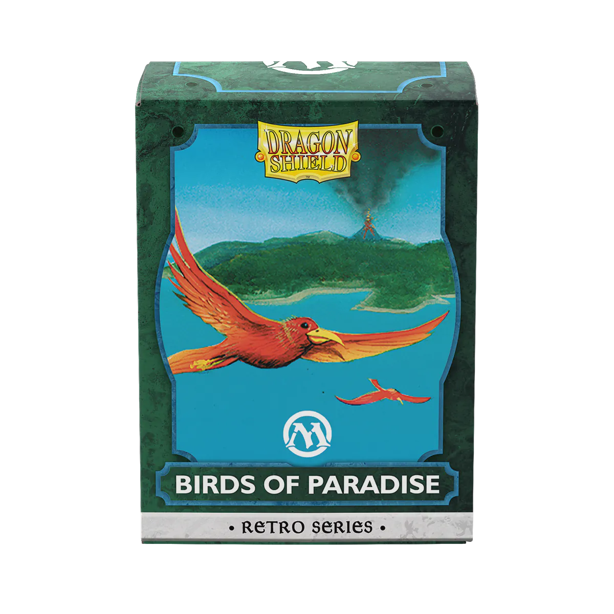 Dragon Shield MTG Retro Series - Birds of Paradise Brushed Art Sleeves (100) - official product image 2