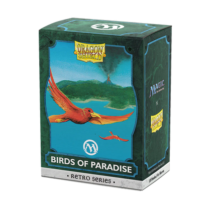 Dragon Shield MTG Retro Series - Birds of Paradise Brushed Art Sleeves (100) - official product image