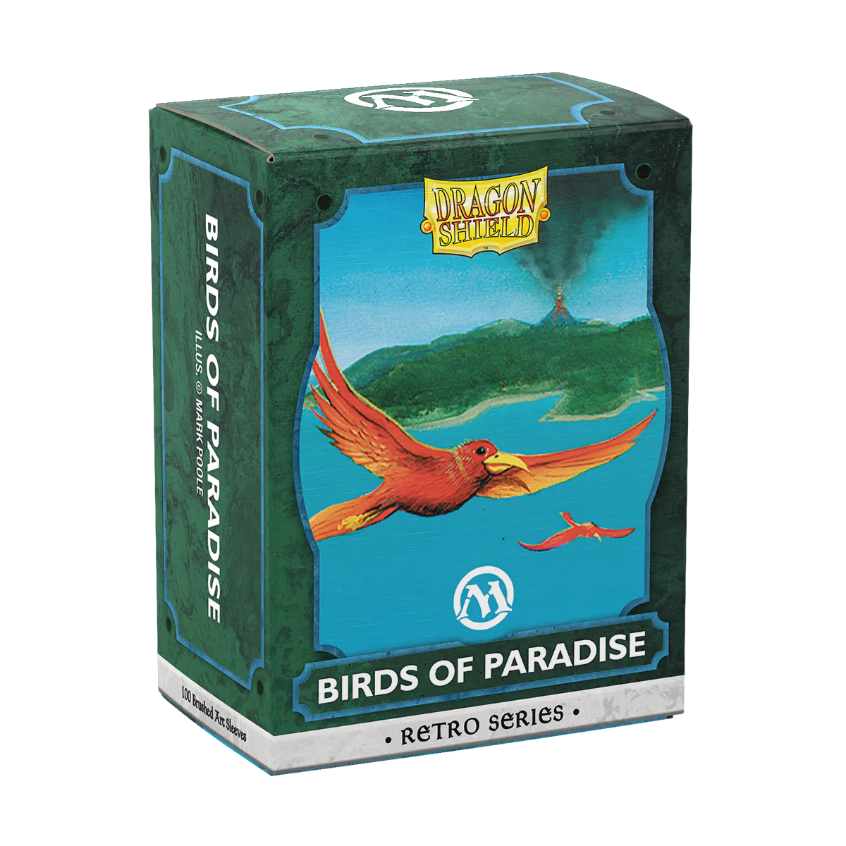 Dragon Shield MTG Retro Series - Birds of Paradise Brushed Art Sleeves (100) - official product image 3