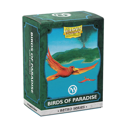 Dragon Shield MTG Retro Series - Birds of Paradise Brushed Art Sleeves (100) - official product image 3