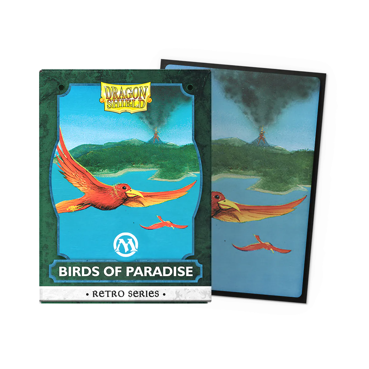 Dragon Shield MTG Retro Series - Birds of Paradise Brushed Art Sleeves (100) - official product image 4