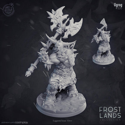 Human Barbarian Miniature