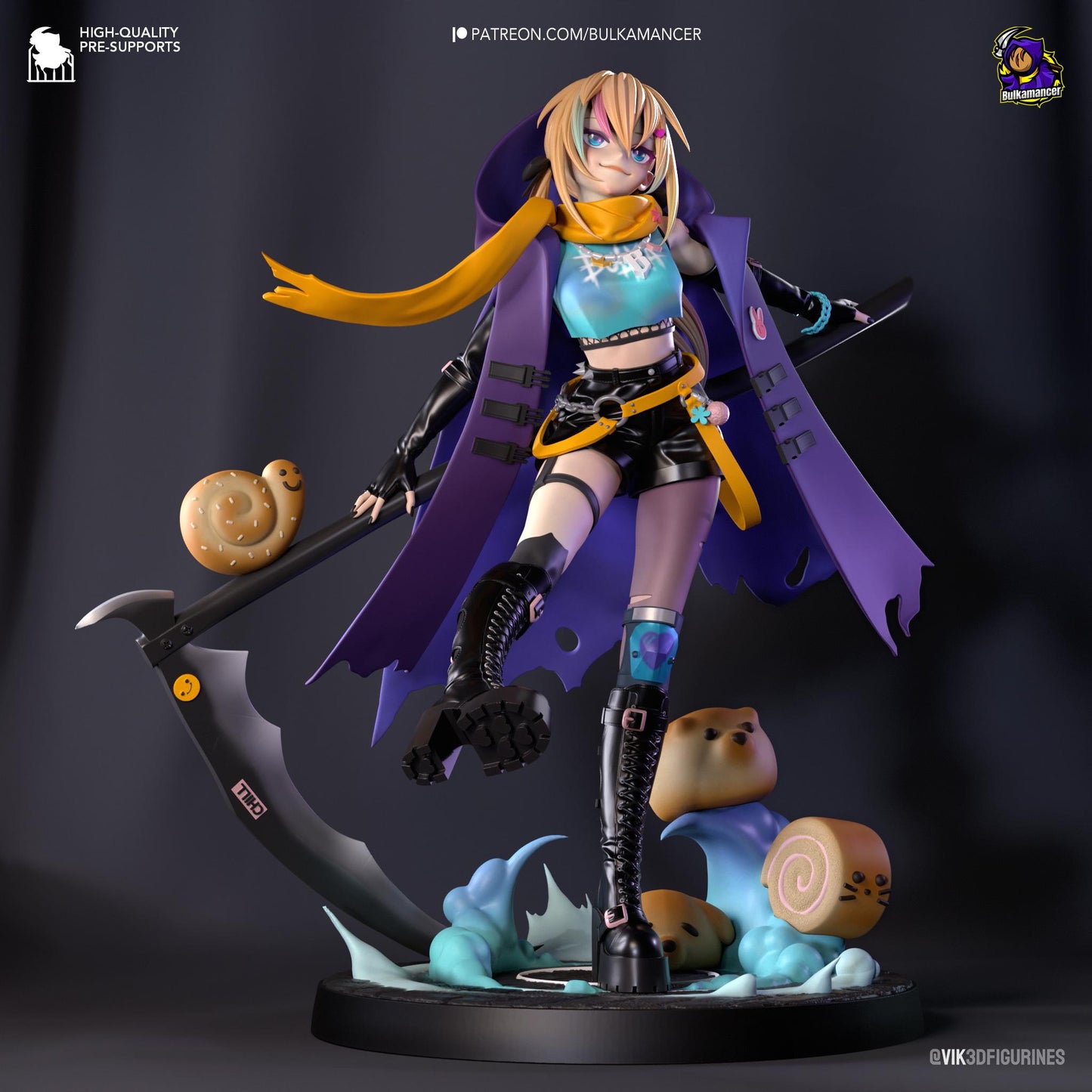 Bulka Crustreaper Resin Miniature Figurine Game Character Unbreadable Gift for Him Her Birthday Gift Anime FAN MADE