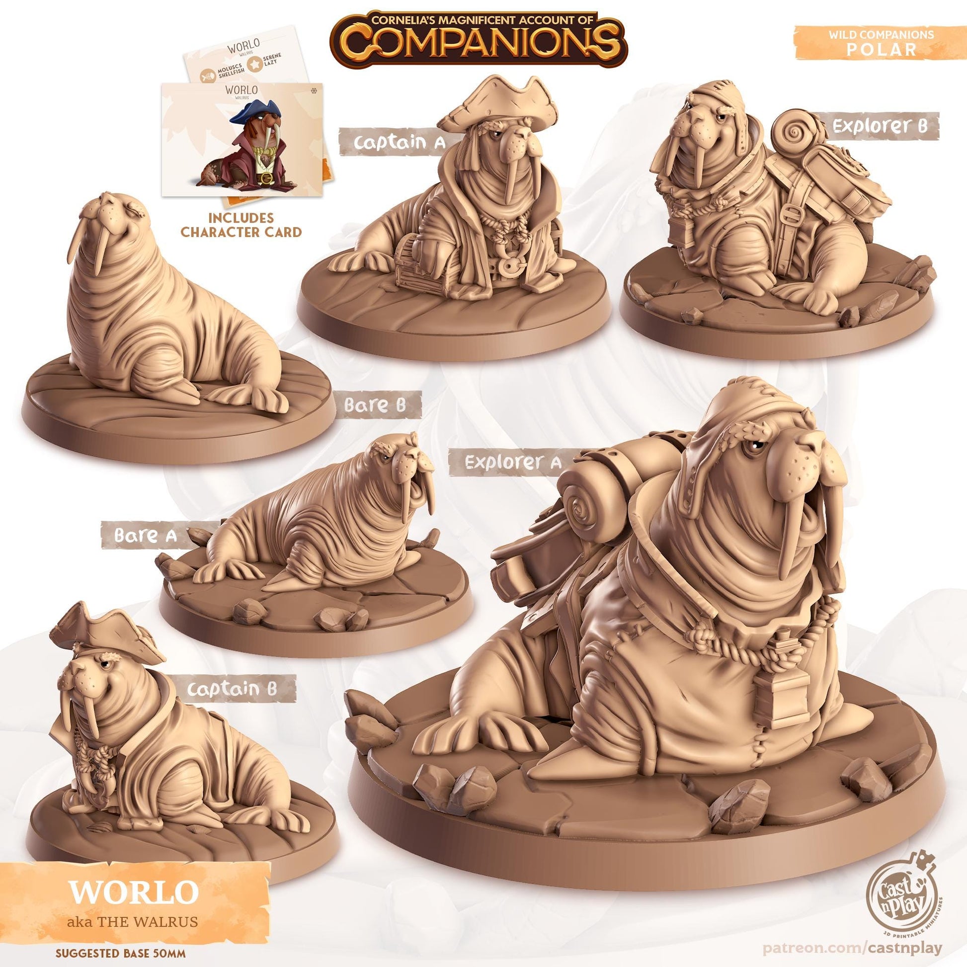 Walrus Bird Animal Companion Miniature