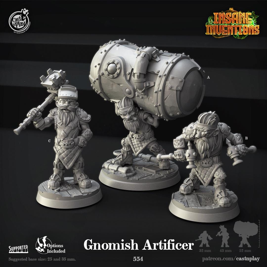 Gnome Artificer Miniature