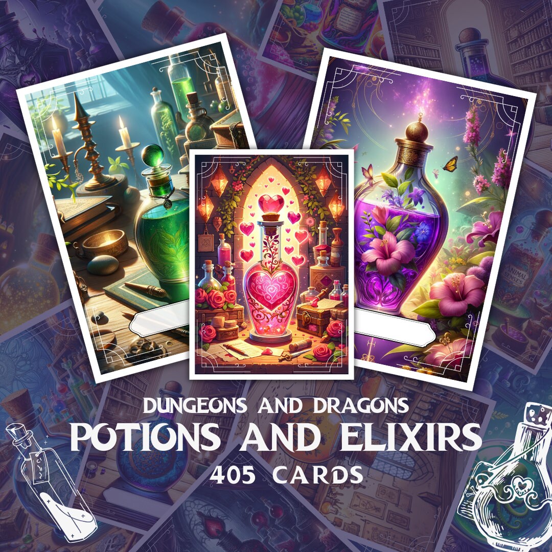 Potions and Elixirs Cards