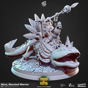Troll Warrior Miniature - resin tabletop miniature front view