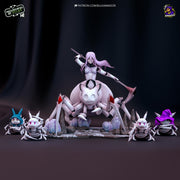 Kumoko and Her Children So'm a Spider Figure - resin tabletop miniature front view