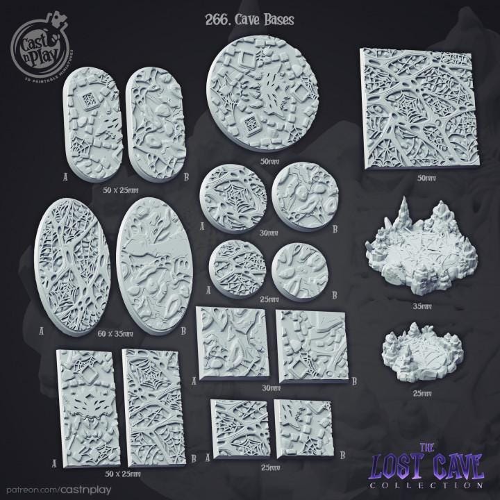 The Lost Cave Bases Set