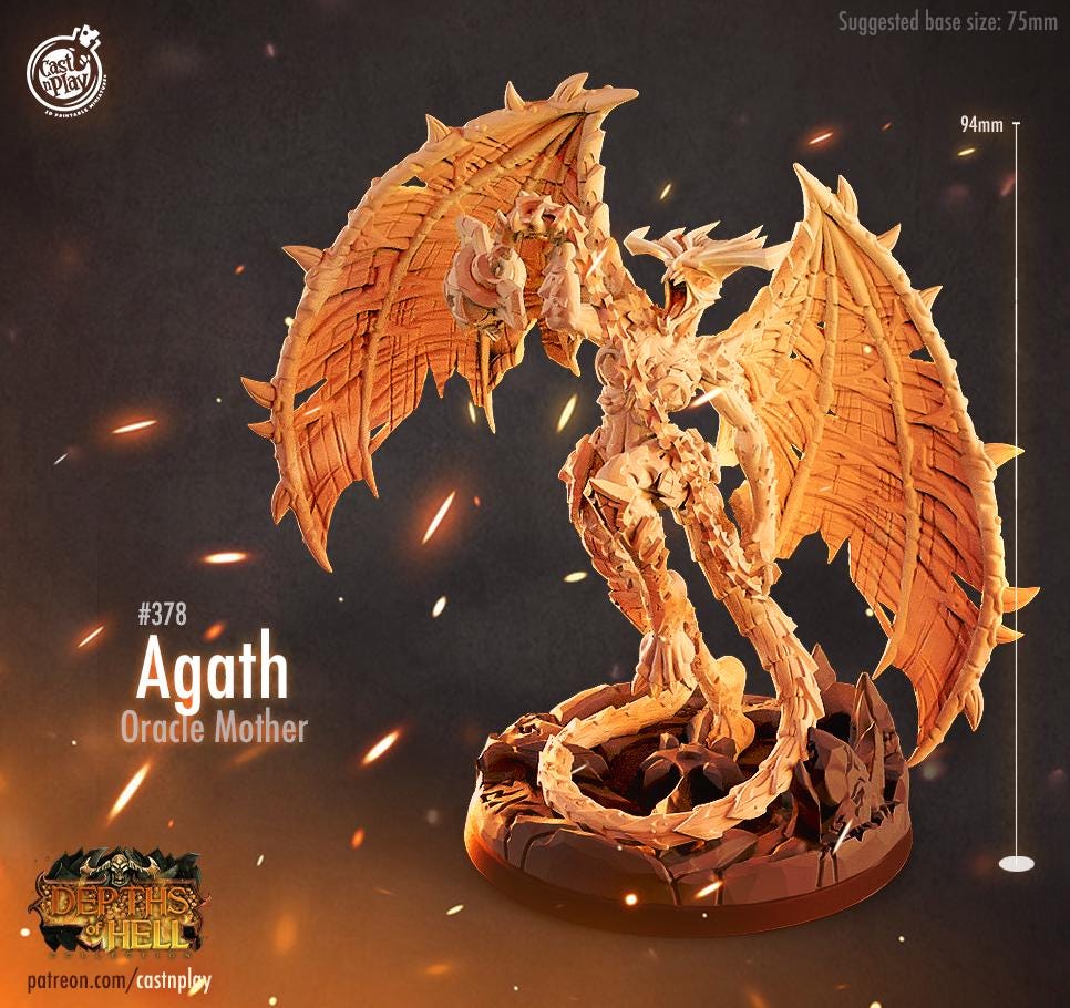 Demon Miniature - Alternate view 2