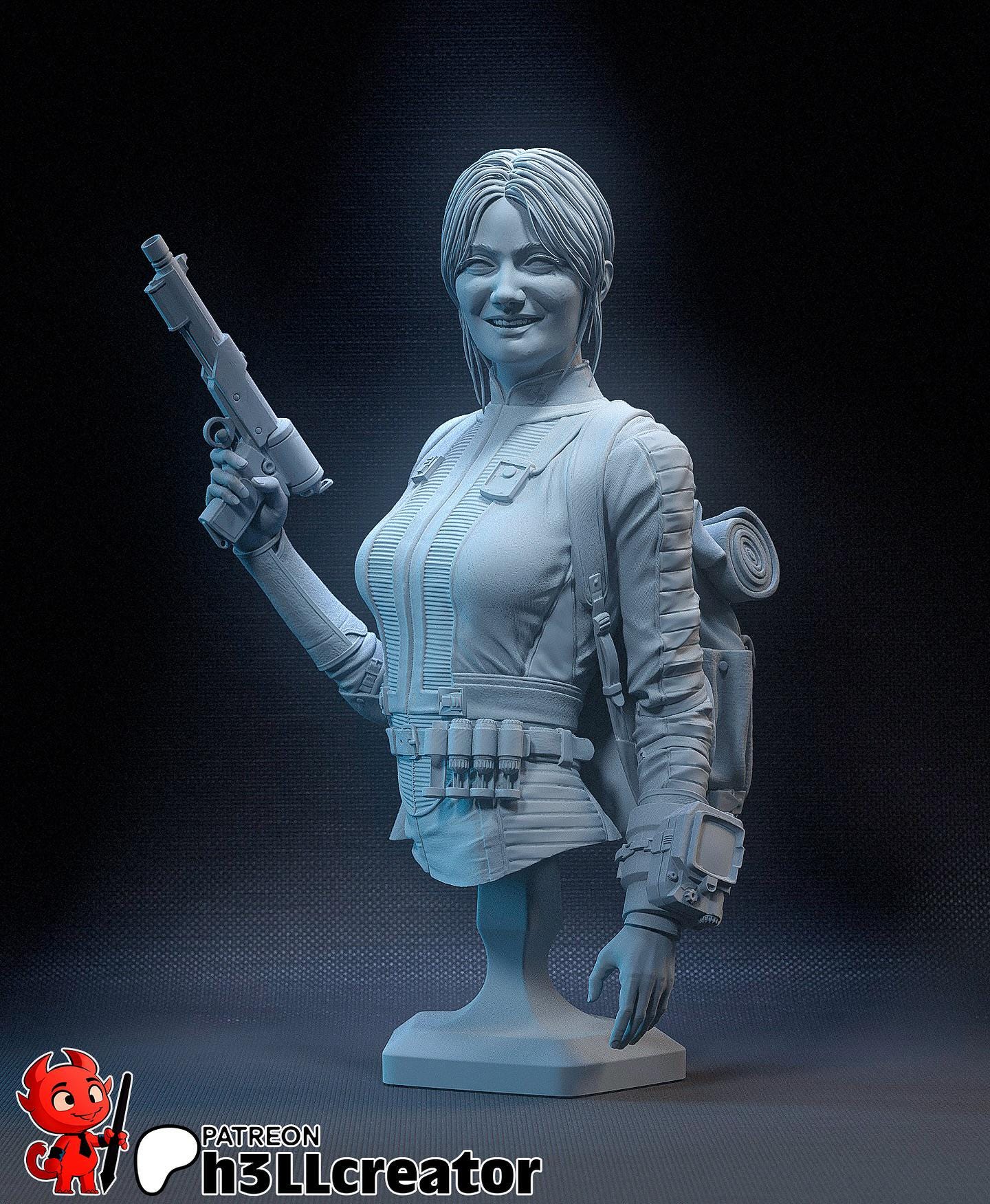Lucy MacLean TV Character Fallout Bust