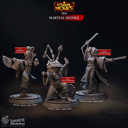 Female Monk Miniature