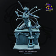Wenduag Figure - Wrath of the Righteous - resin tabletop miniature front view