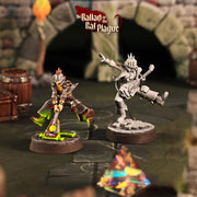 Bard Miniature - resin tabletop miniature front view