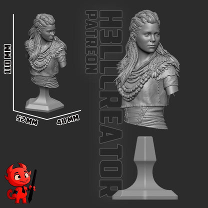 Aloy Horizon Zero Dawn Bust - Alternate view 7