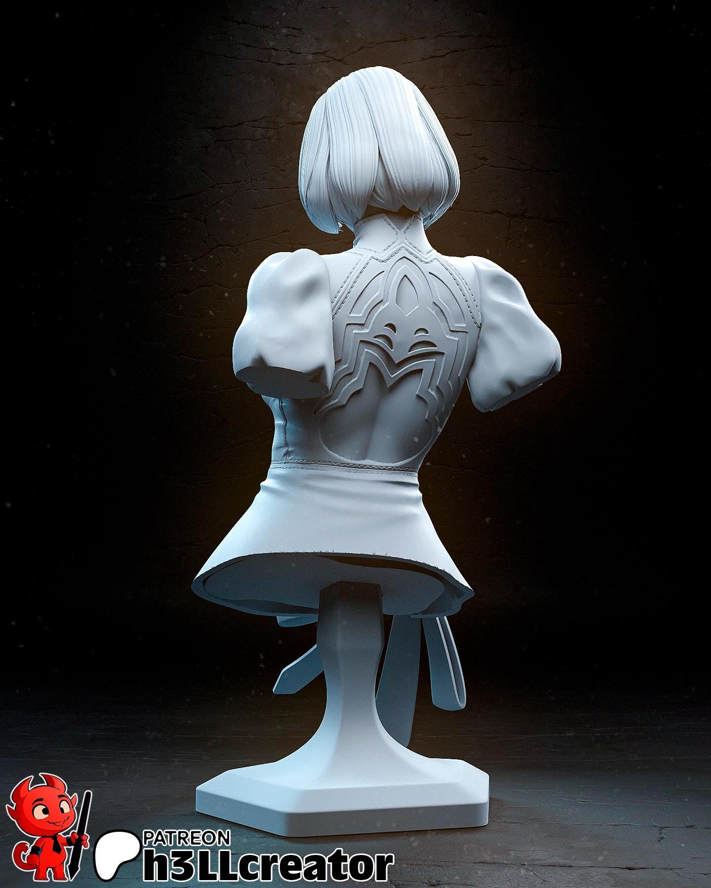 2B YoRHa No. 2 Type B Bust - Alternate view 3