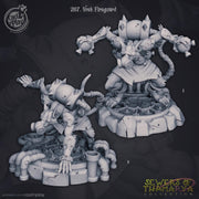 Ratfolk Miniature - resin tabletop miniature front view