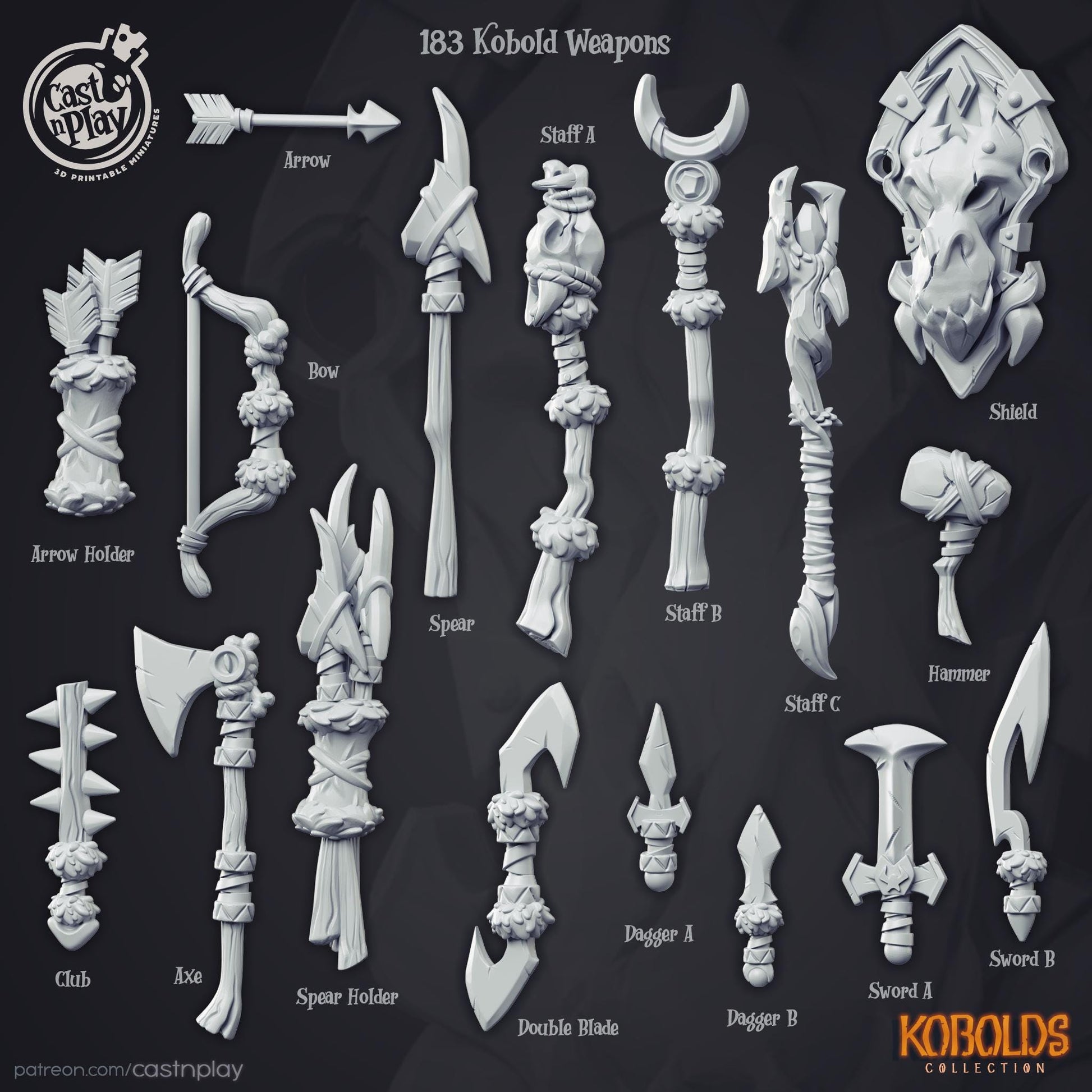 Kobold Collection Weapons Set Terrain