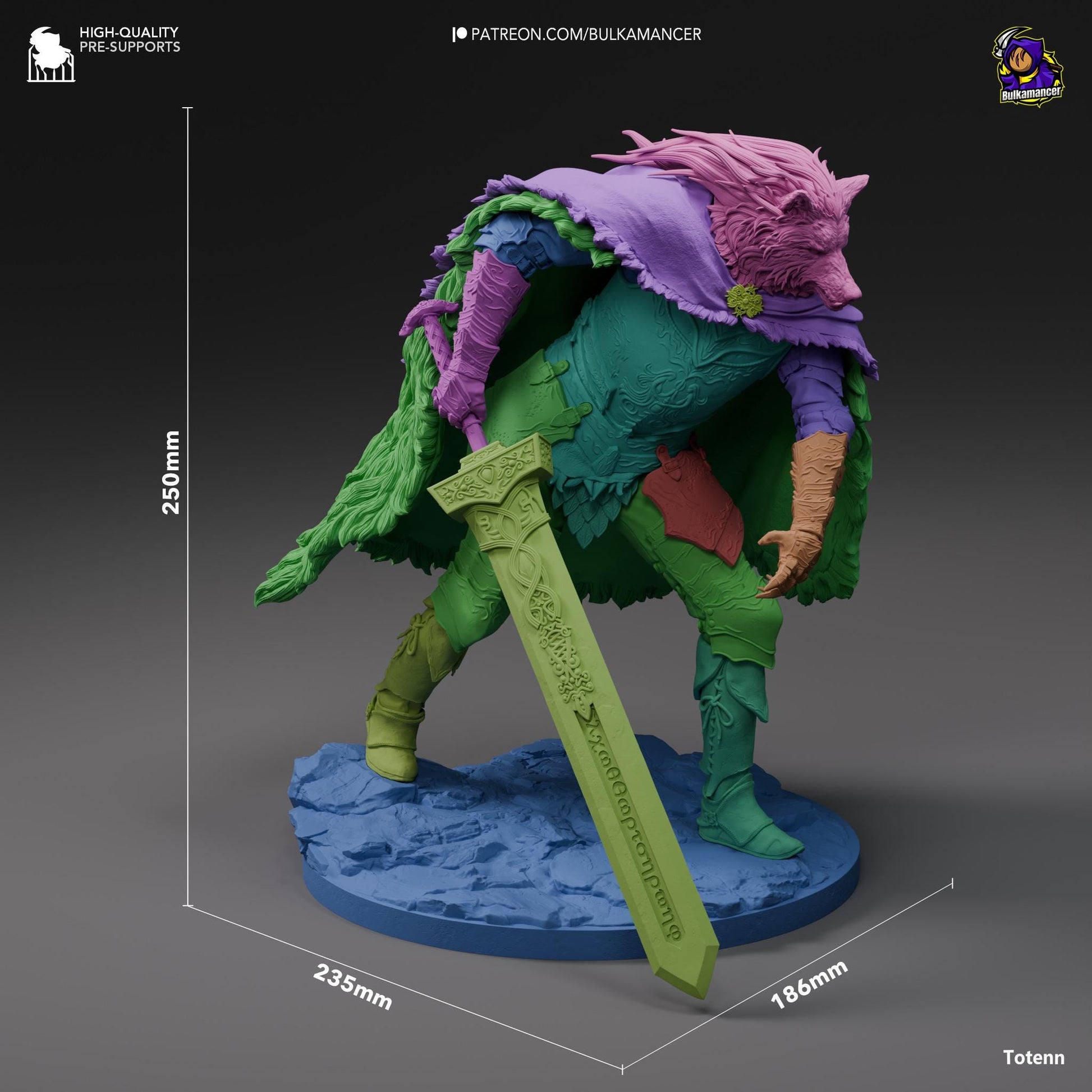 Blaidd the Half Wolf Figure - Elden Ring - Alternate view 7