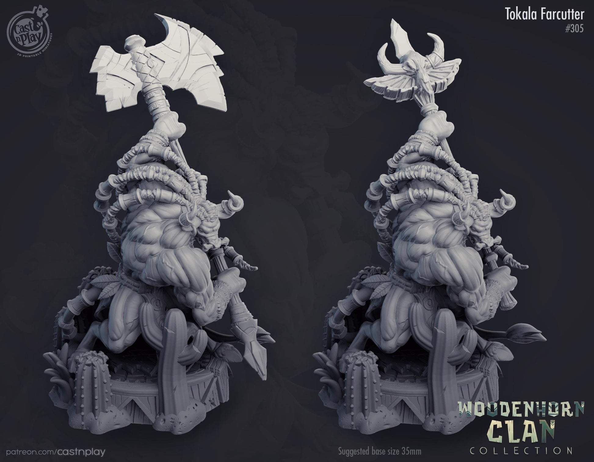 Minotaur Fighter Miniature
