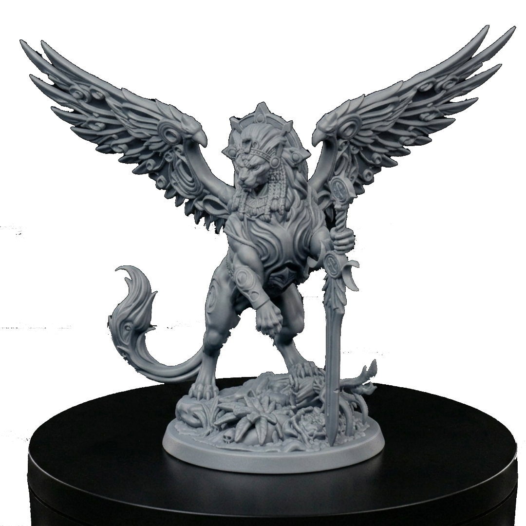 Sphinx miniature by Late Night Miniatures