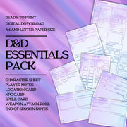 Essentials Pack - digital download preview